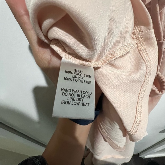 Lulus in love forever nude pink lace up maxi dress size xs - Picture 5 of 8